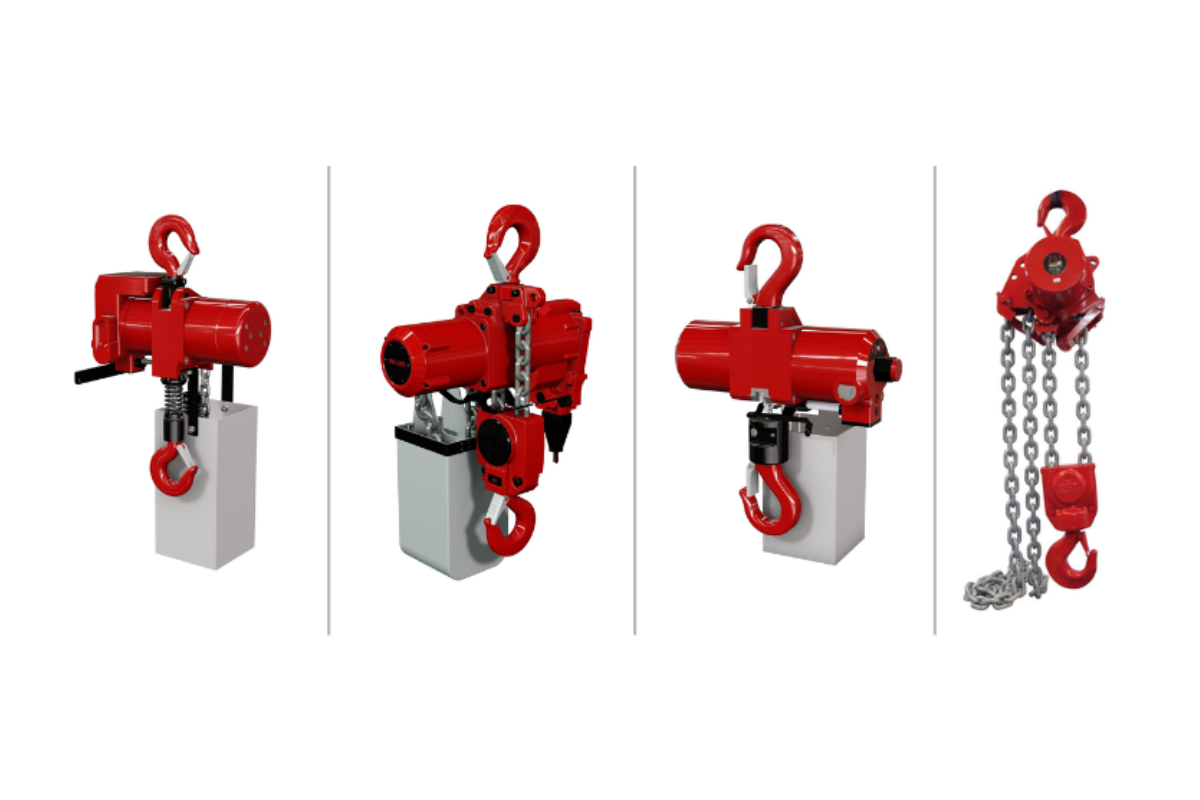 Pneumatic hoists from SHT – air hoists