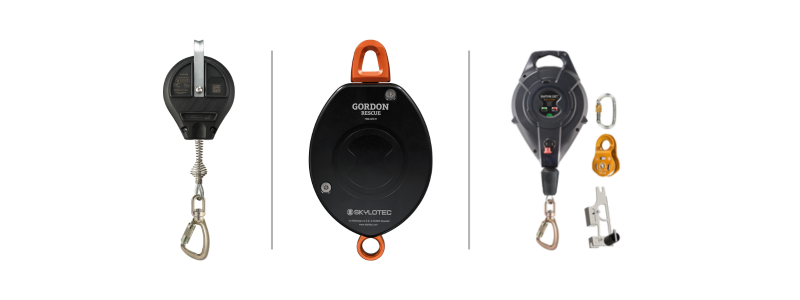 Fall arrest device with retractable lifeline