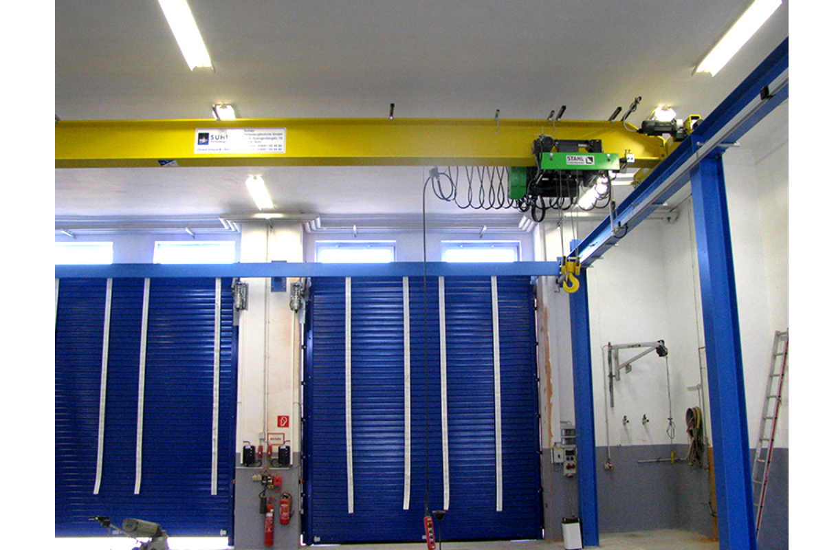 Gantry crane for construction site use – Strabag Project 1