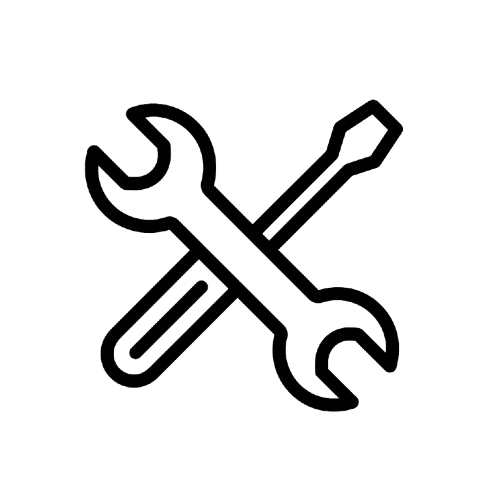 Icon symbolizing service and maintenance