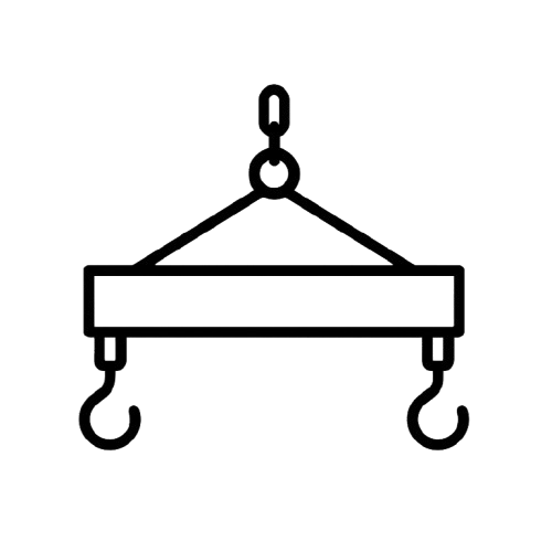 Icon symbolizing lifting beams