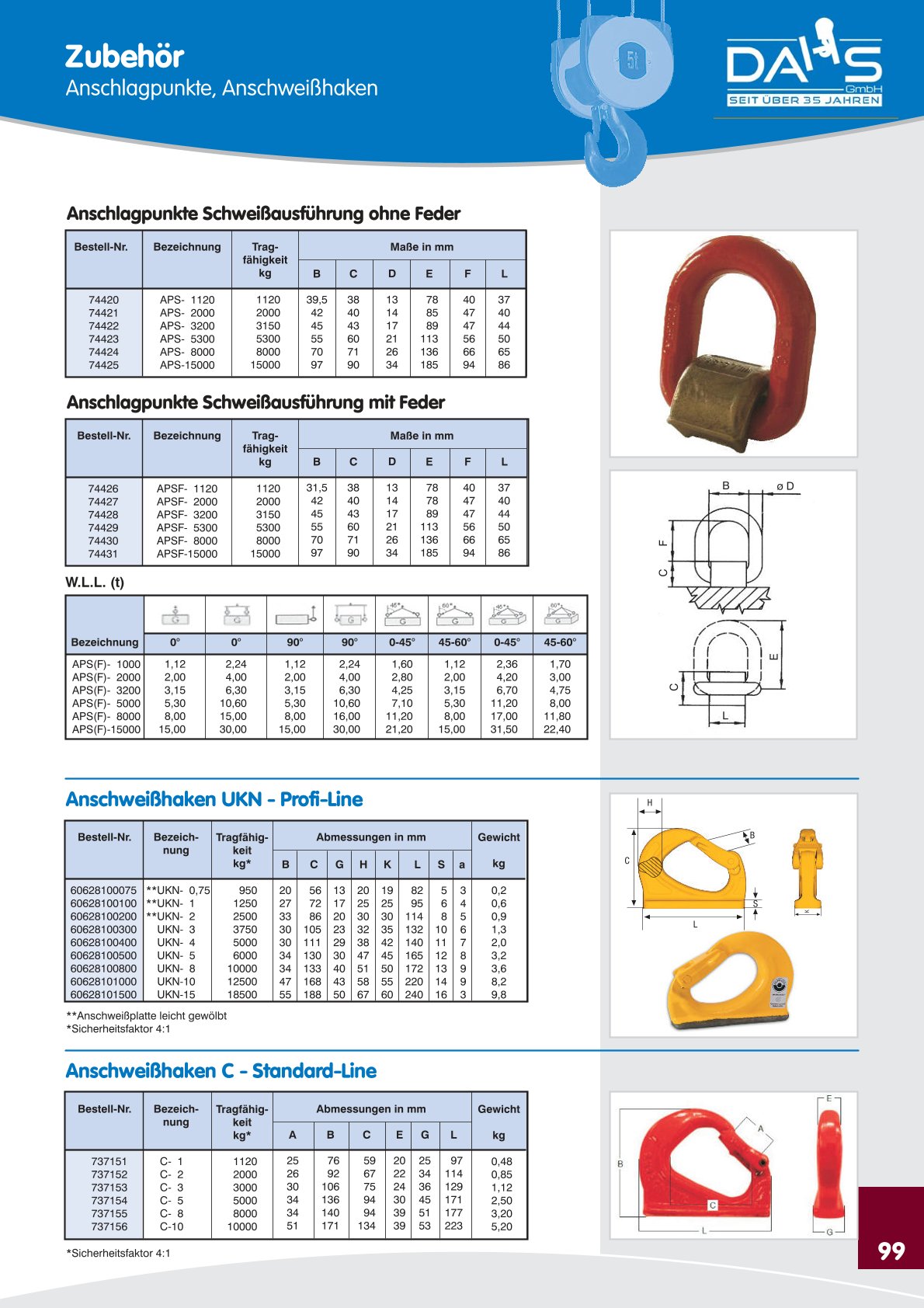 DAHS Produktkatalog