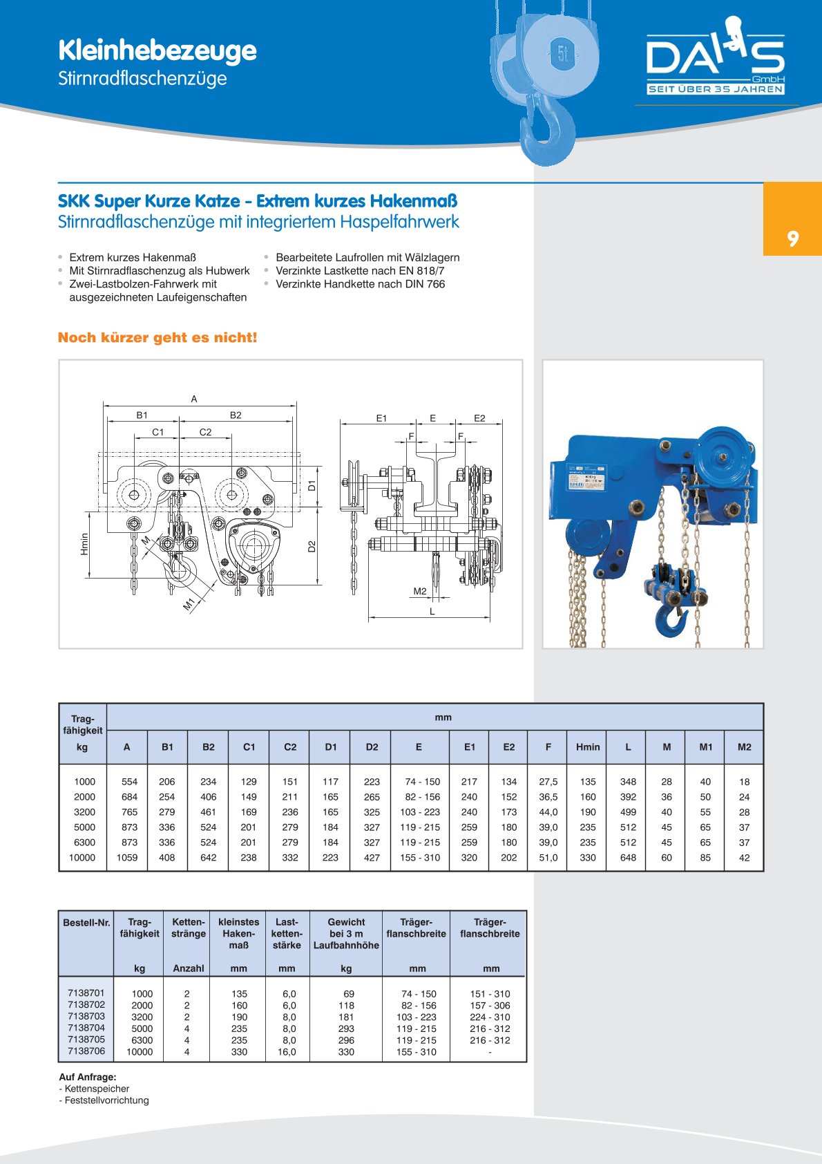 DAHS Produktkatalog