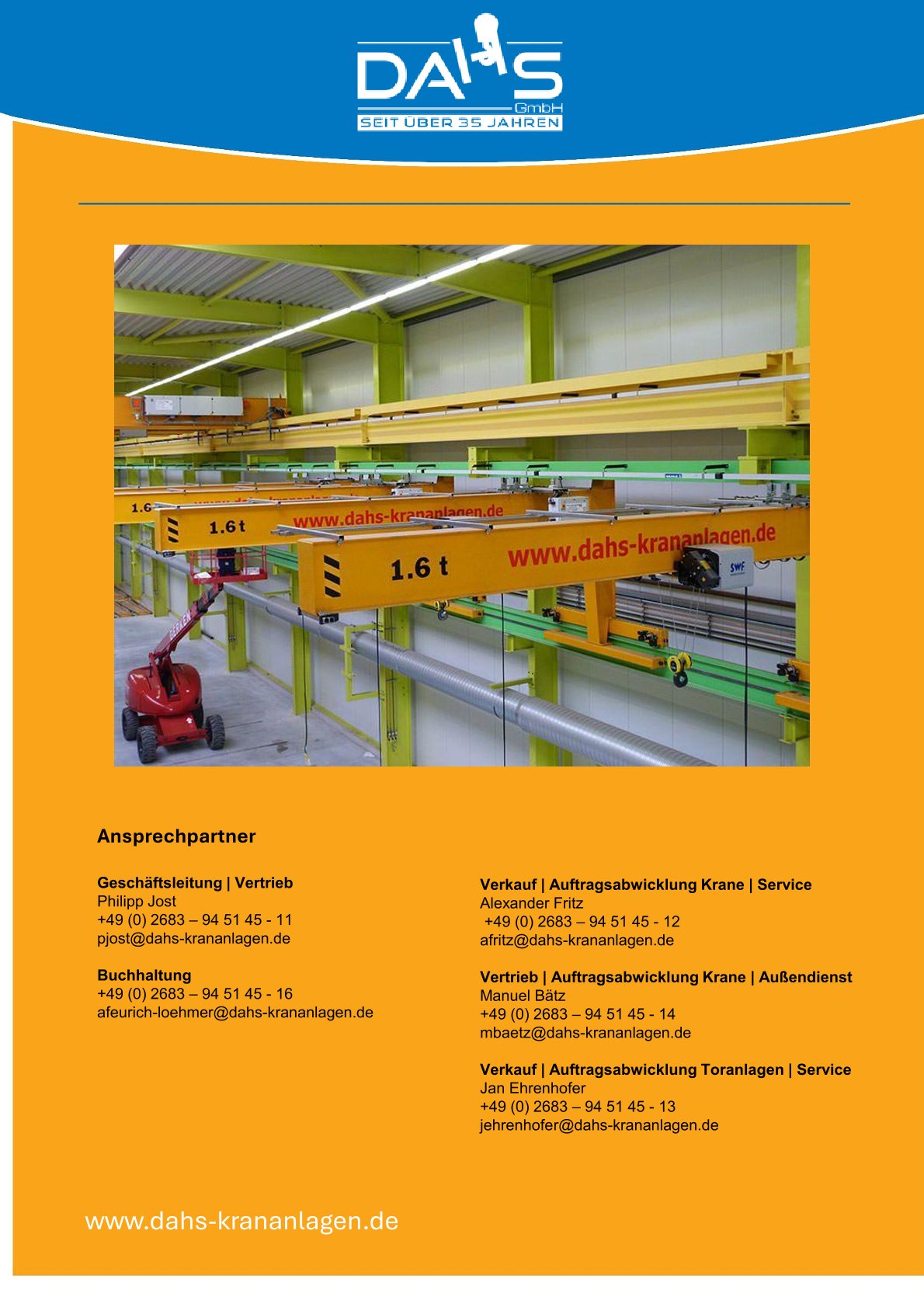 DAHS Produktkatalog