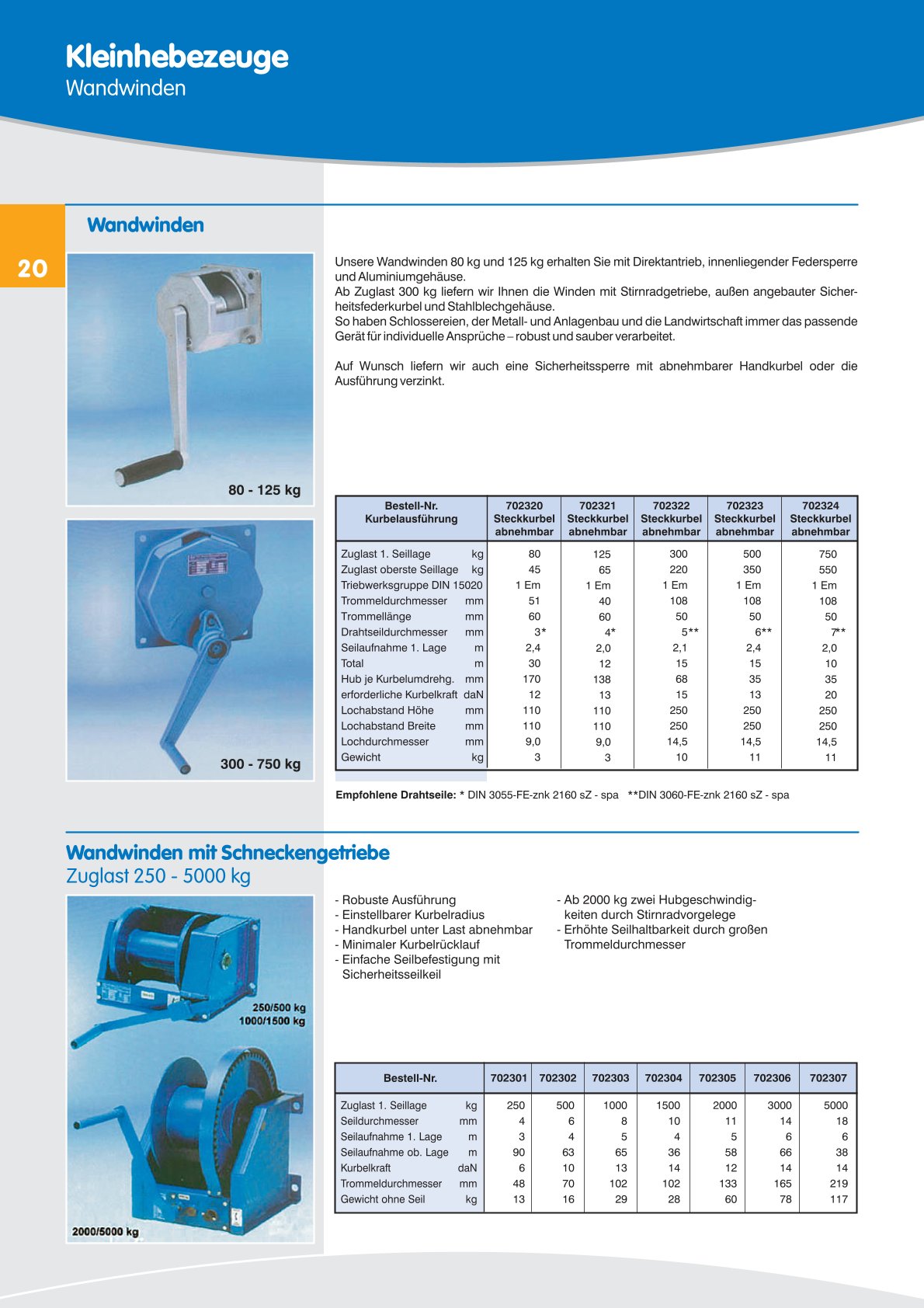 DAHS Produktkatalog