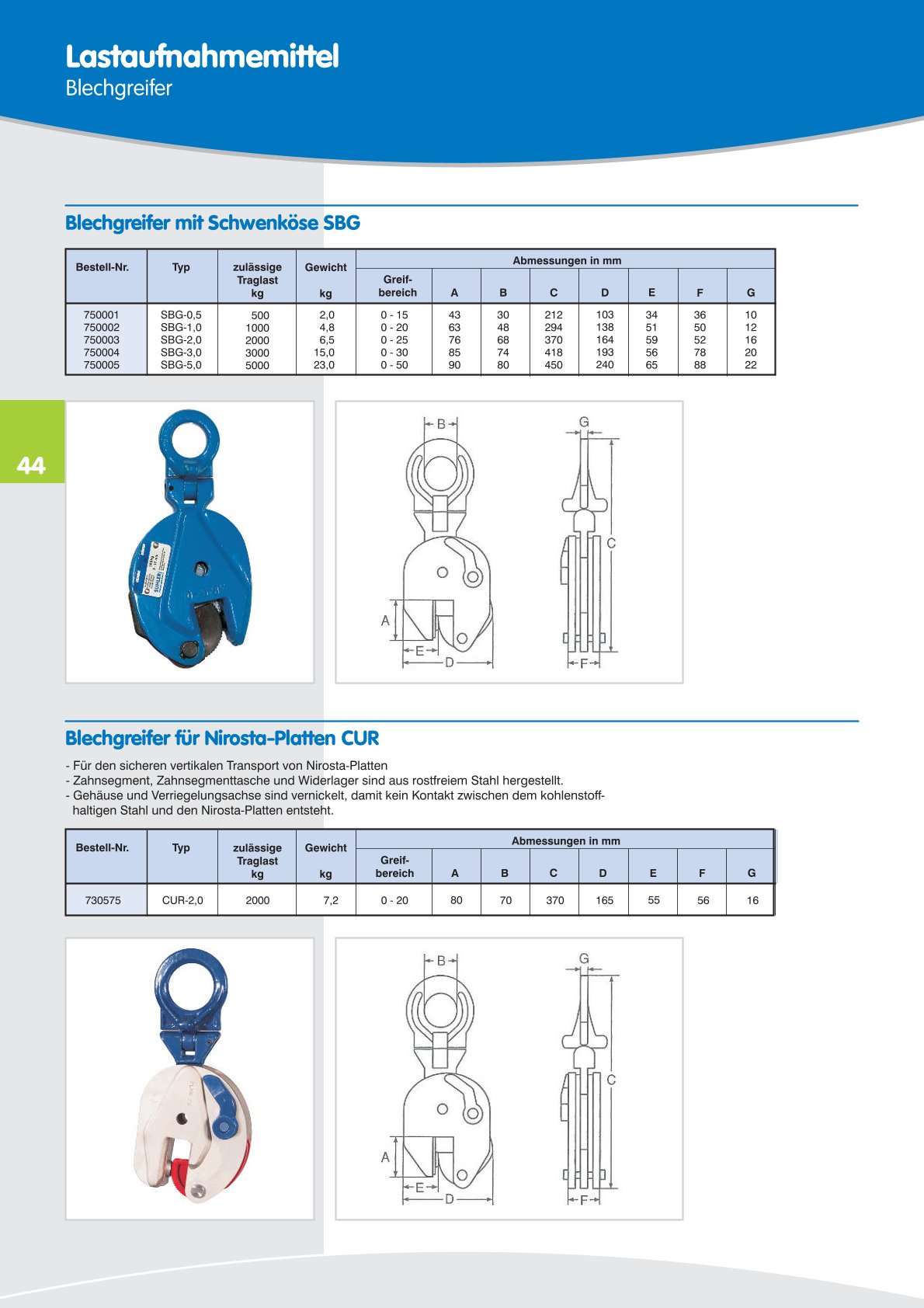 DAHS Produktkatalog