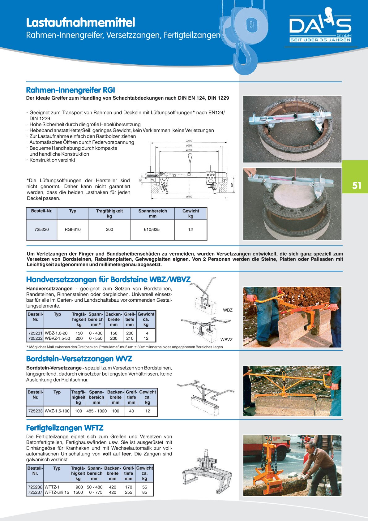 DAHS Produktkatalog
