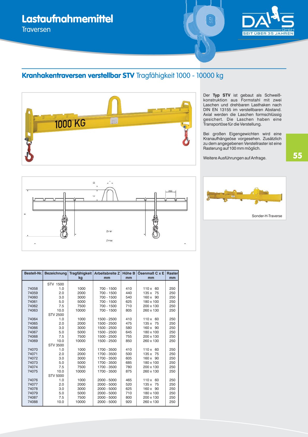 DAHS Produktkatalog