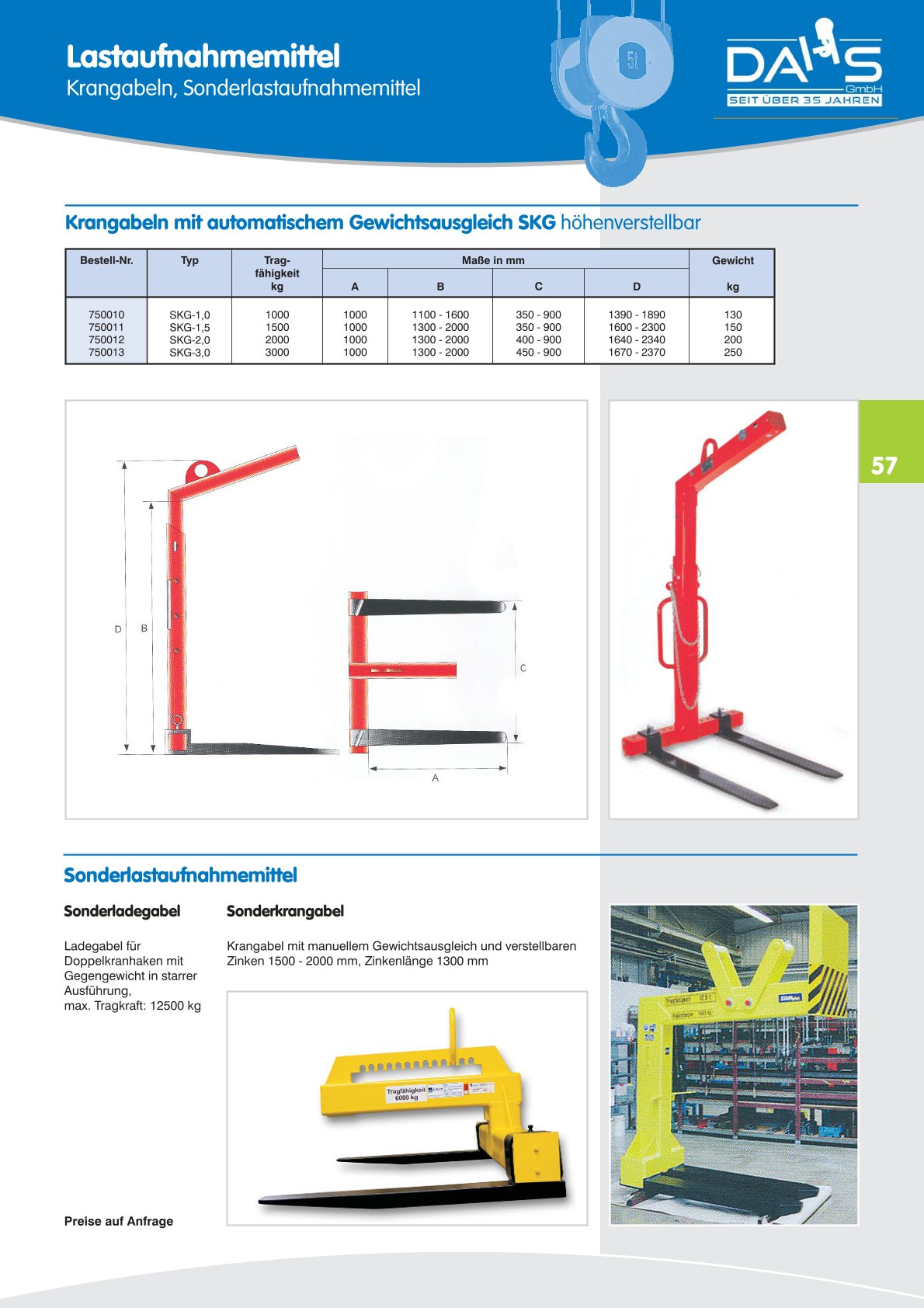 DAHS Produktkatalog