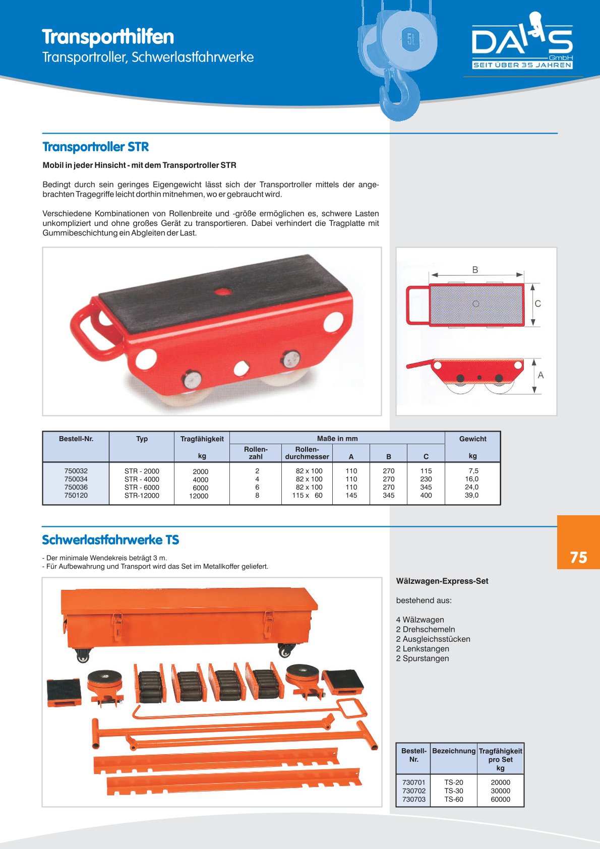 DAHS Produktkatalog