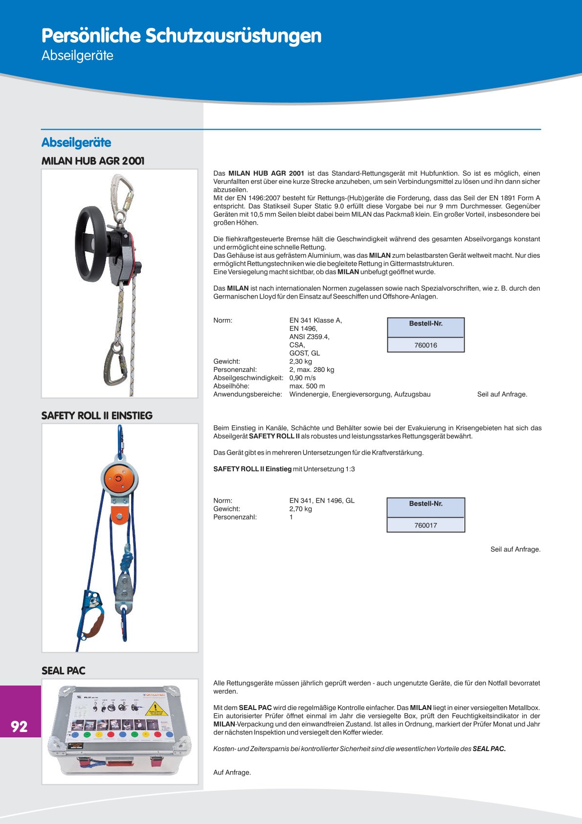 DAHS Produktkatalog